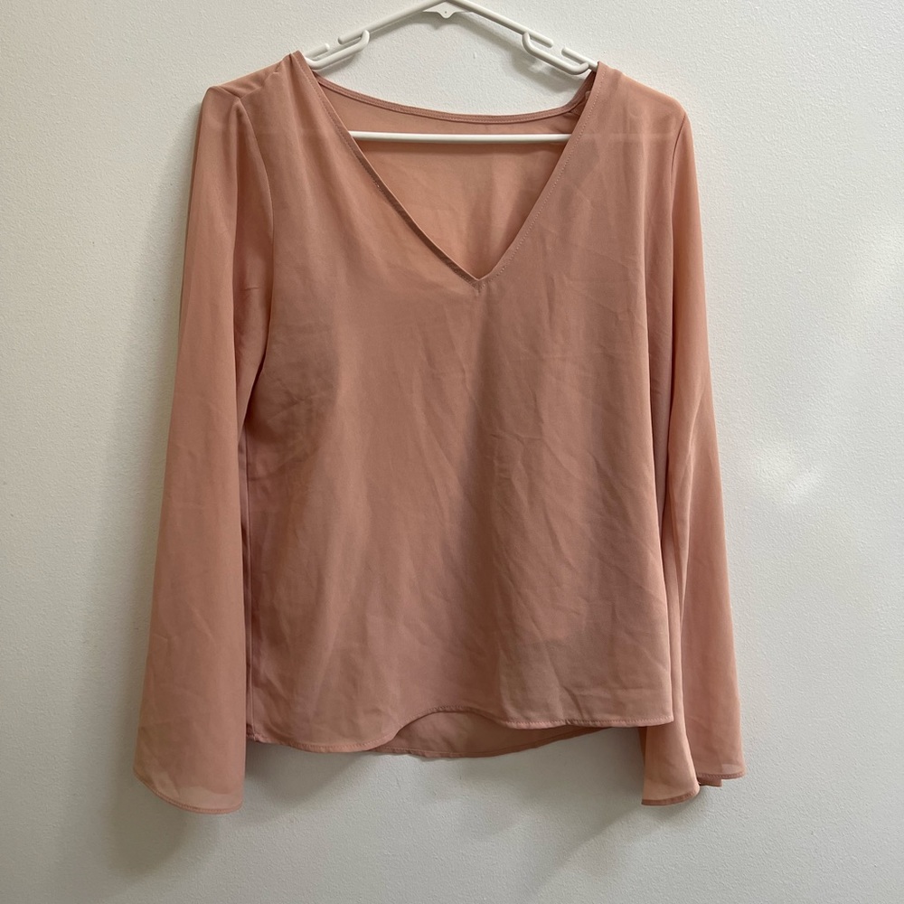 Forever 21 Lined Chiffon Blouse
